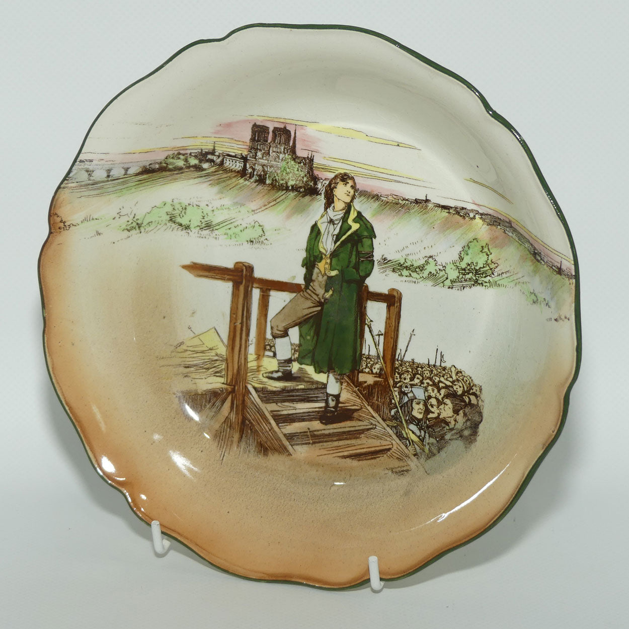 Royal Doulton Dickens Sydney Carton oatmeal bowl D2793 | 19.5cm