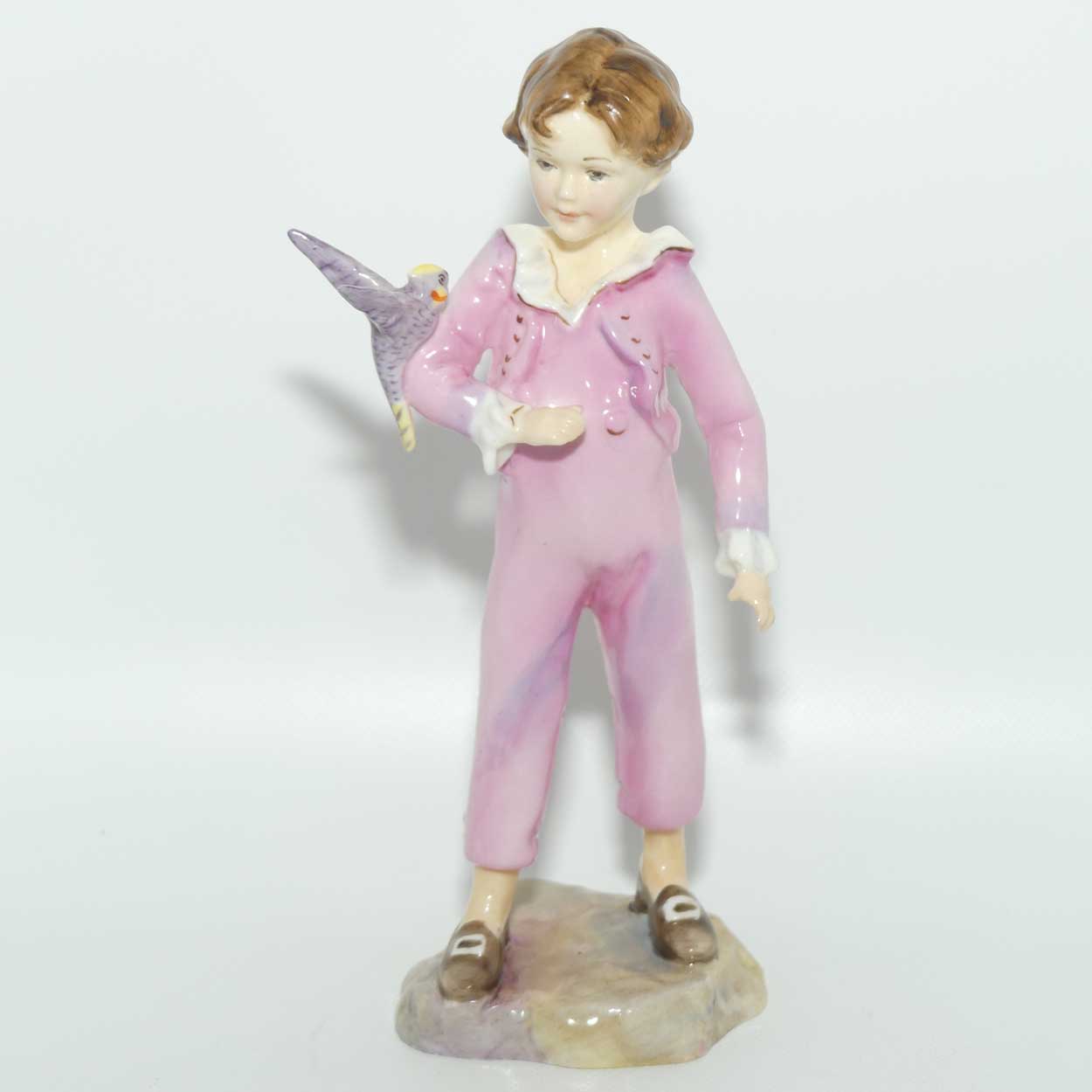 RW3087 Royal Worcester Boy with Parakeet | Colour 4 Variation