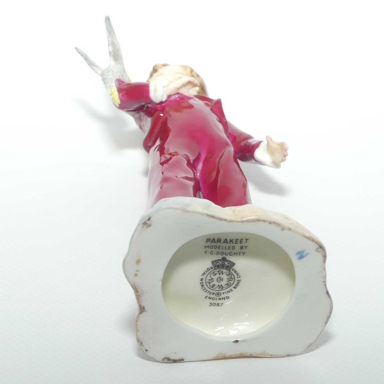 RW3087 Royal Worcester Boy with Parakeet | Colour 6 | #2