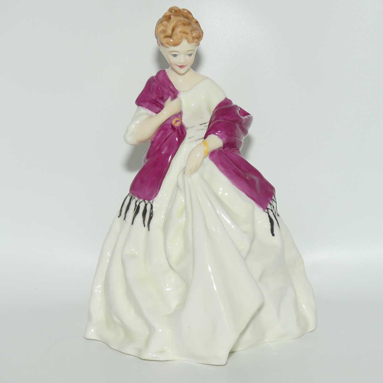 RW3629 Royal Worcester First Dance figure | Burgundy