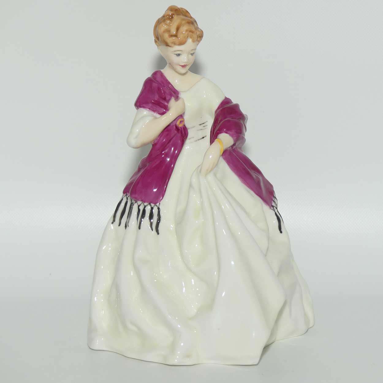 RW3629 Royal Worcester First Dance figure | Burgundy