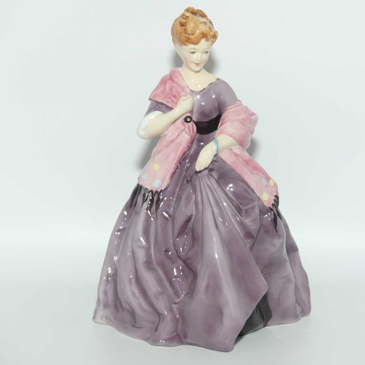 RW3629 Royal Worcester First Dance figure | Mauve