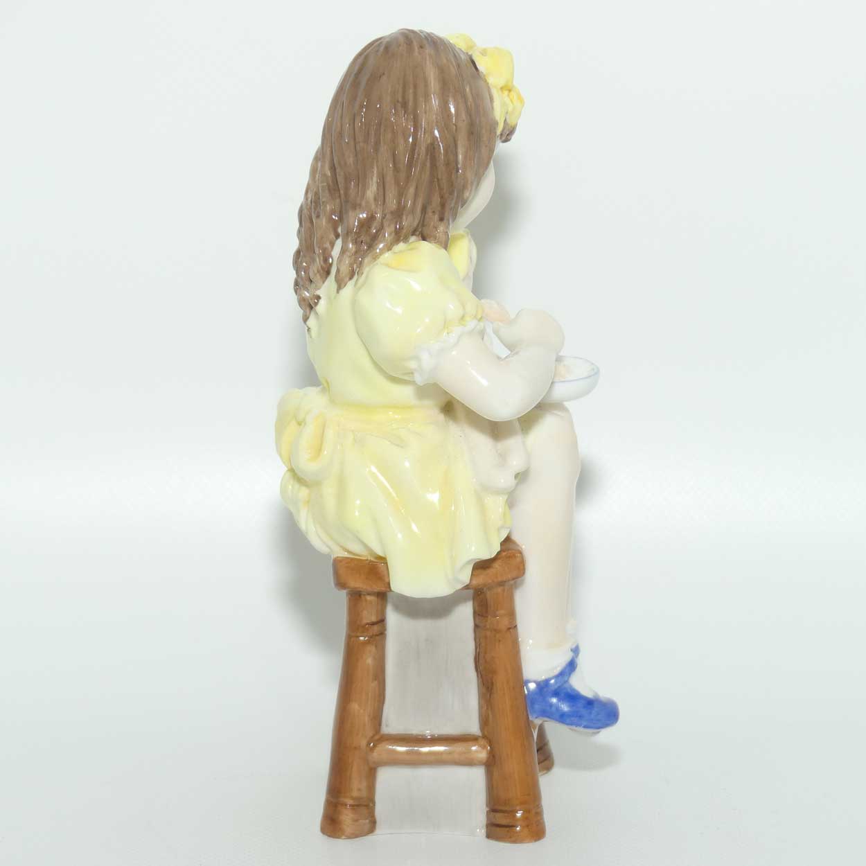 RW4474 Royal Worcester figure Katie's Day | Tea Time