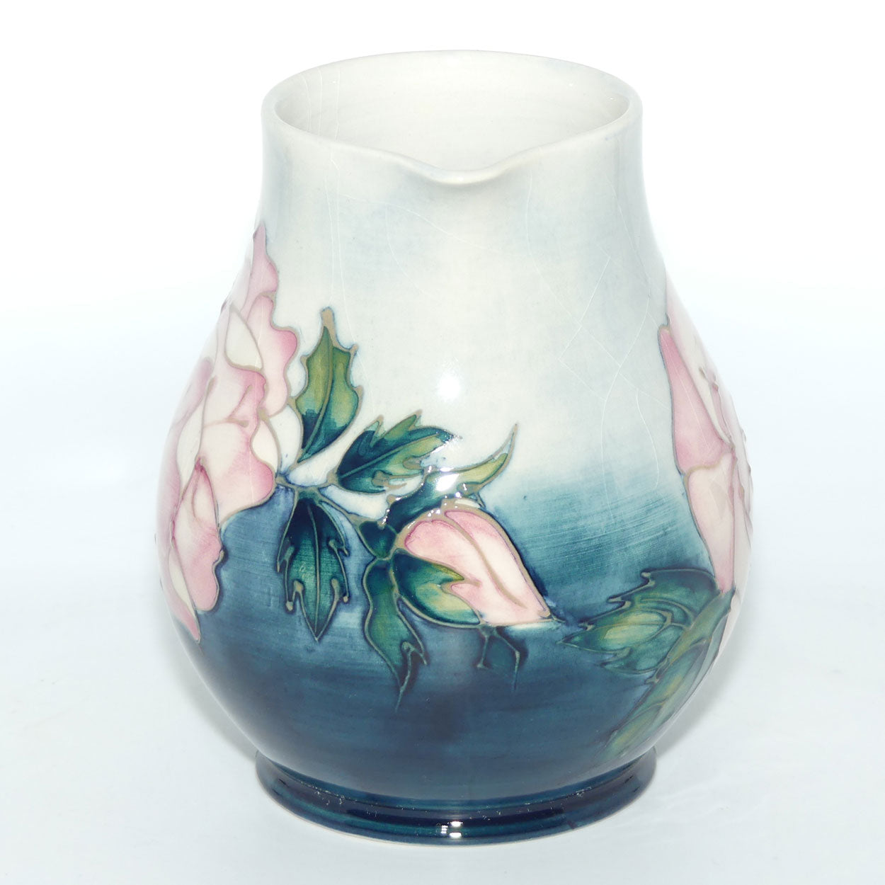 Moorcroft Rose pattern | 1990 Collectors Club jug | boxed