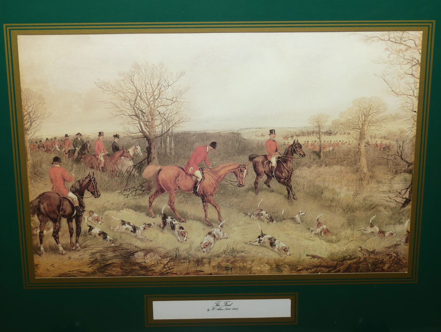 Antiquarian Print | Fox Hunting | The Find | H Alken
