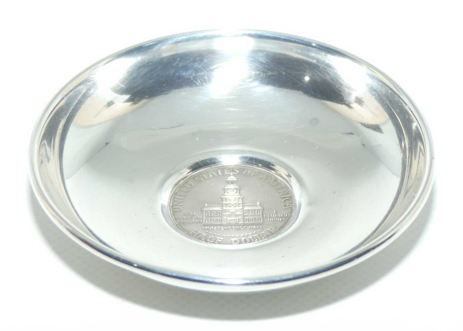 USA Kennedy Half Dollar 1776 - 1976 set in Sterling Silver surround | 48.7g