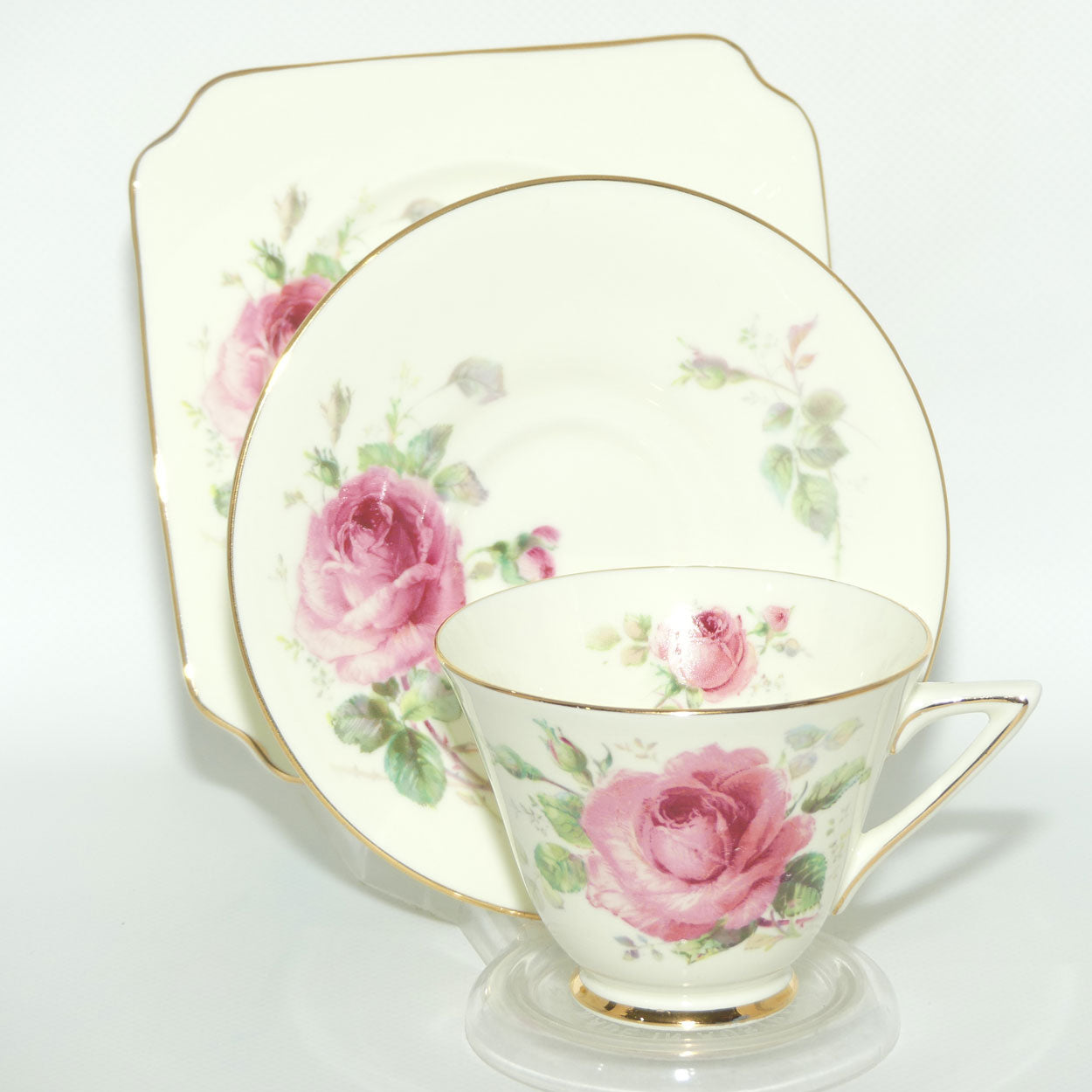 Royal Doulton June Roses tea trio V2192 | #2