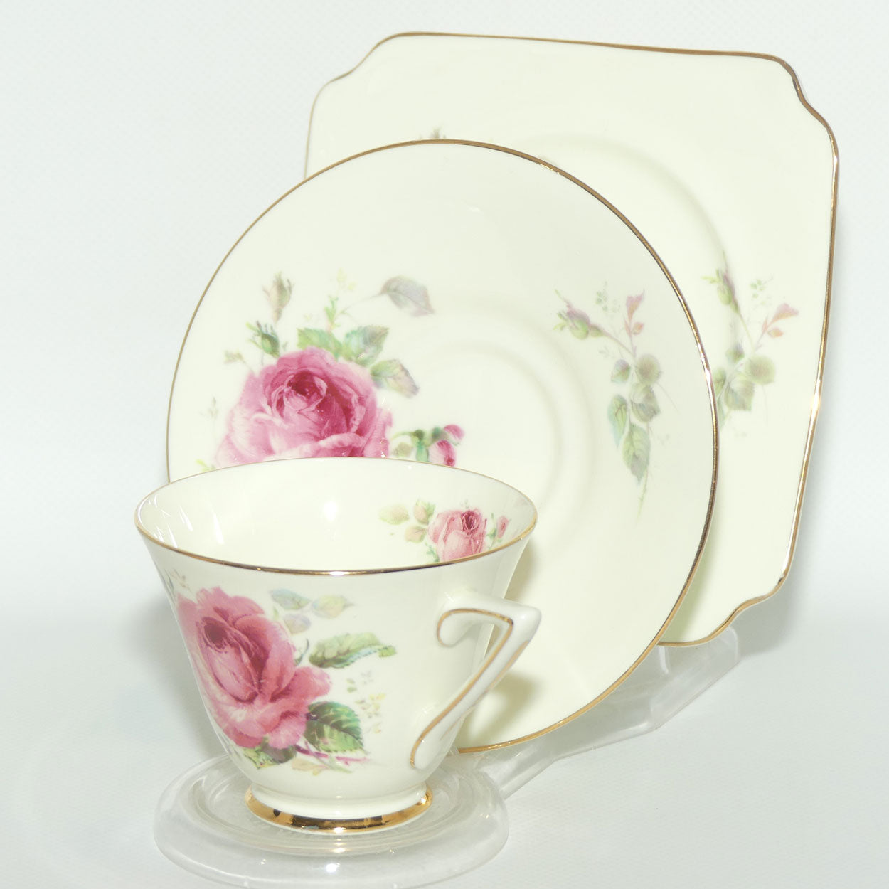 Royal Doulton June Roses tea trio V2192 | #2
