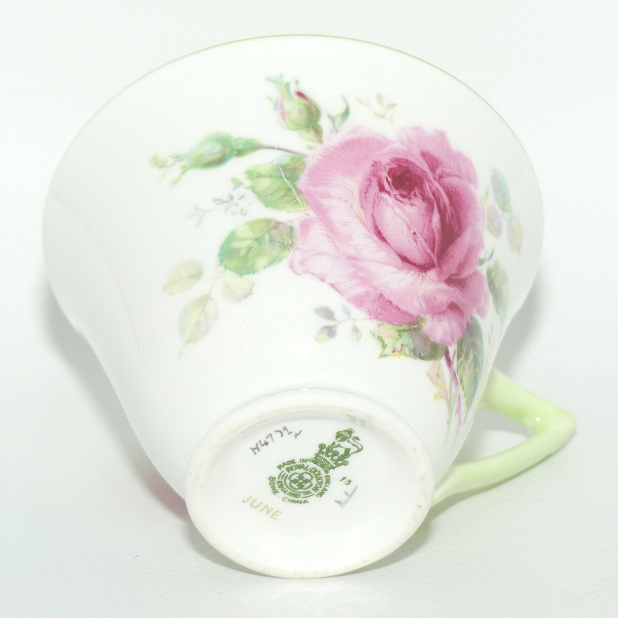Royal Doulton June Roses tea trio V4732