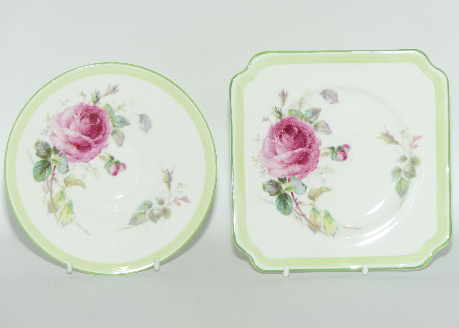 Royal Doulton June Roses tea trio V4732