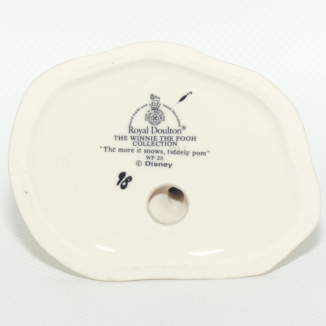 WP20 Royal Doulton Winnie the Pooh figure | The More it Snows, Tiddely Pom | no box