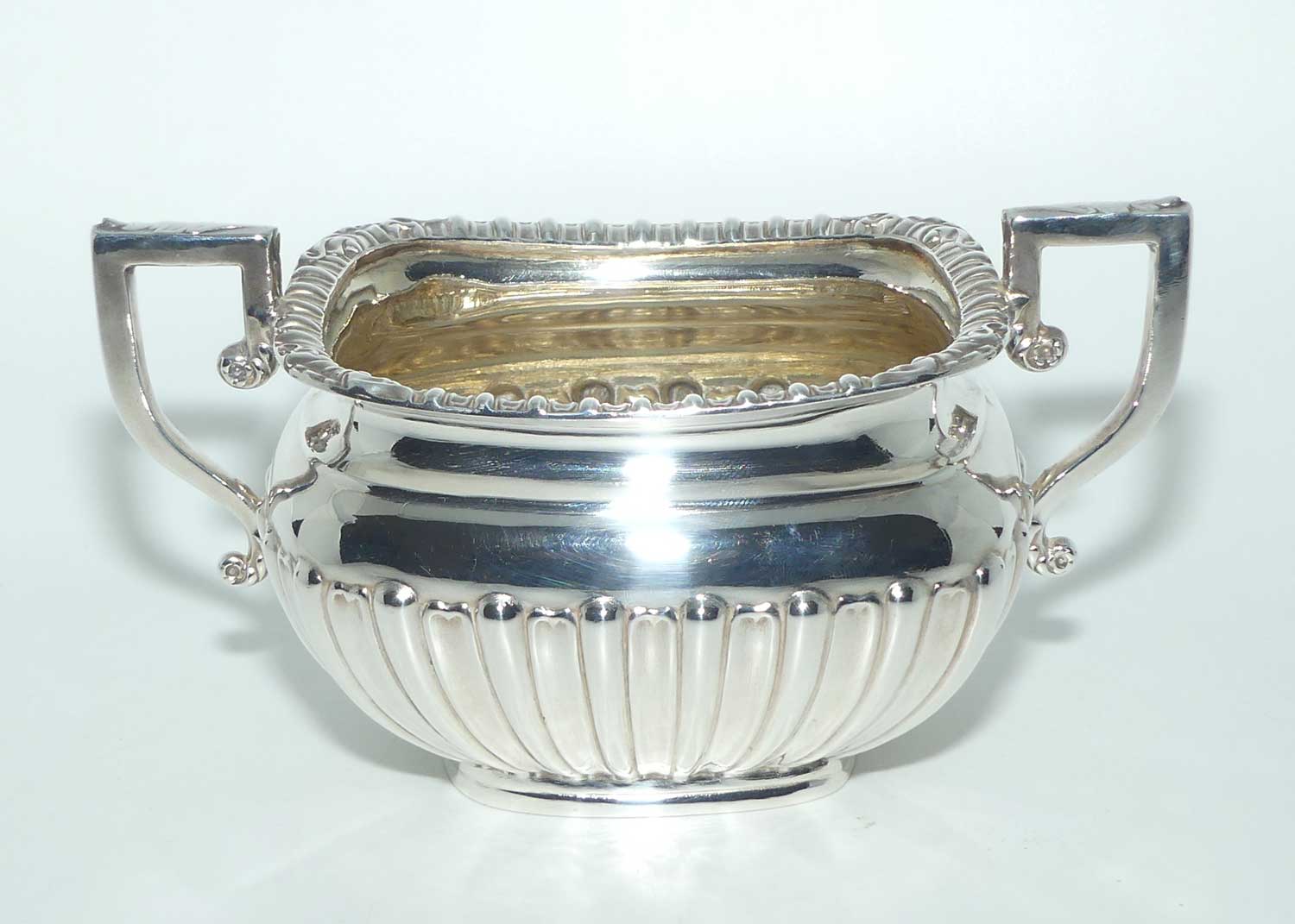 Fine quality WW Harrison & Co EP 3 piece tea service