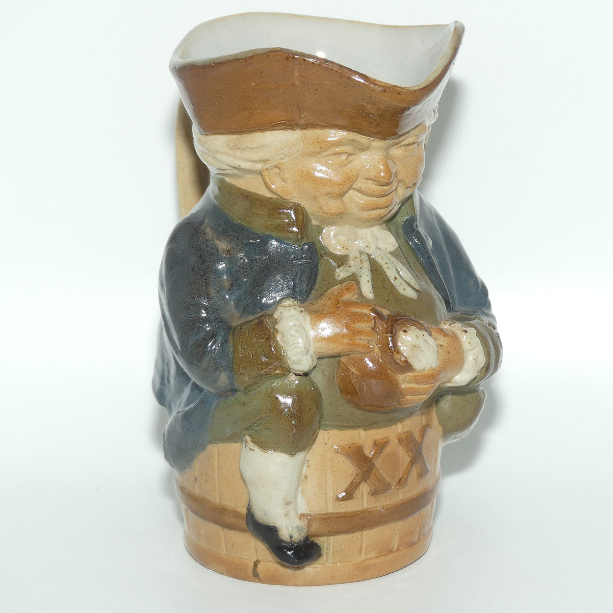 X8589 Royal Doulton Lambeth Harry Simeon Toby XX small Toby | Colourway 5 | Blue Jacket | Green Waistcoat and Breeches