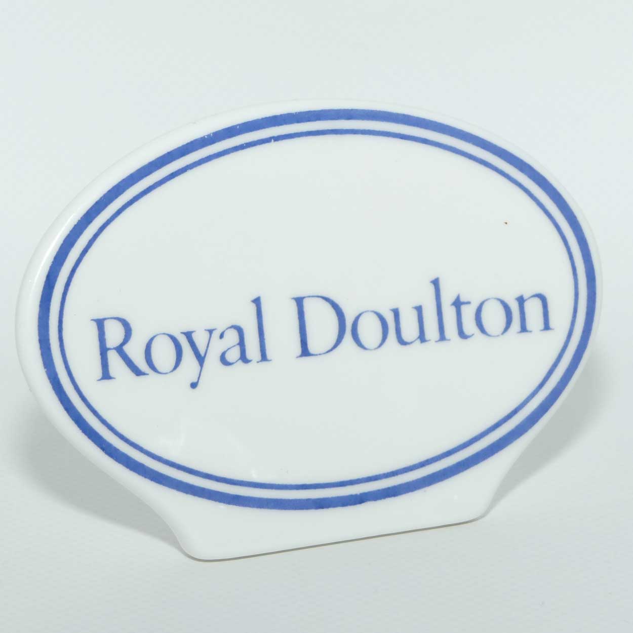 A Royal Doulton figurine oval display plaque | #2