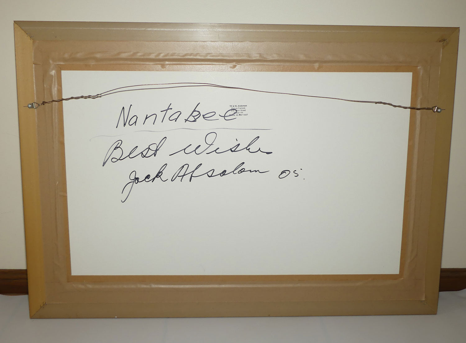 Limited Edition Jack Absalom Print in Gilt Frame | Nantabee | LE14/500 | signed at rear