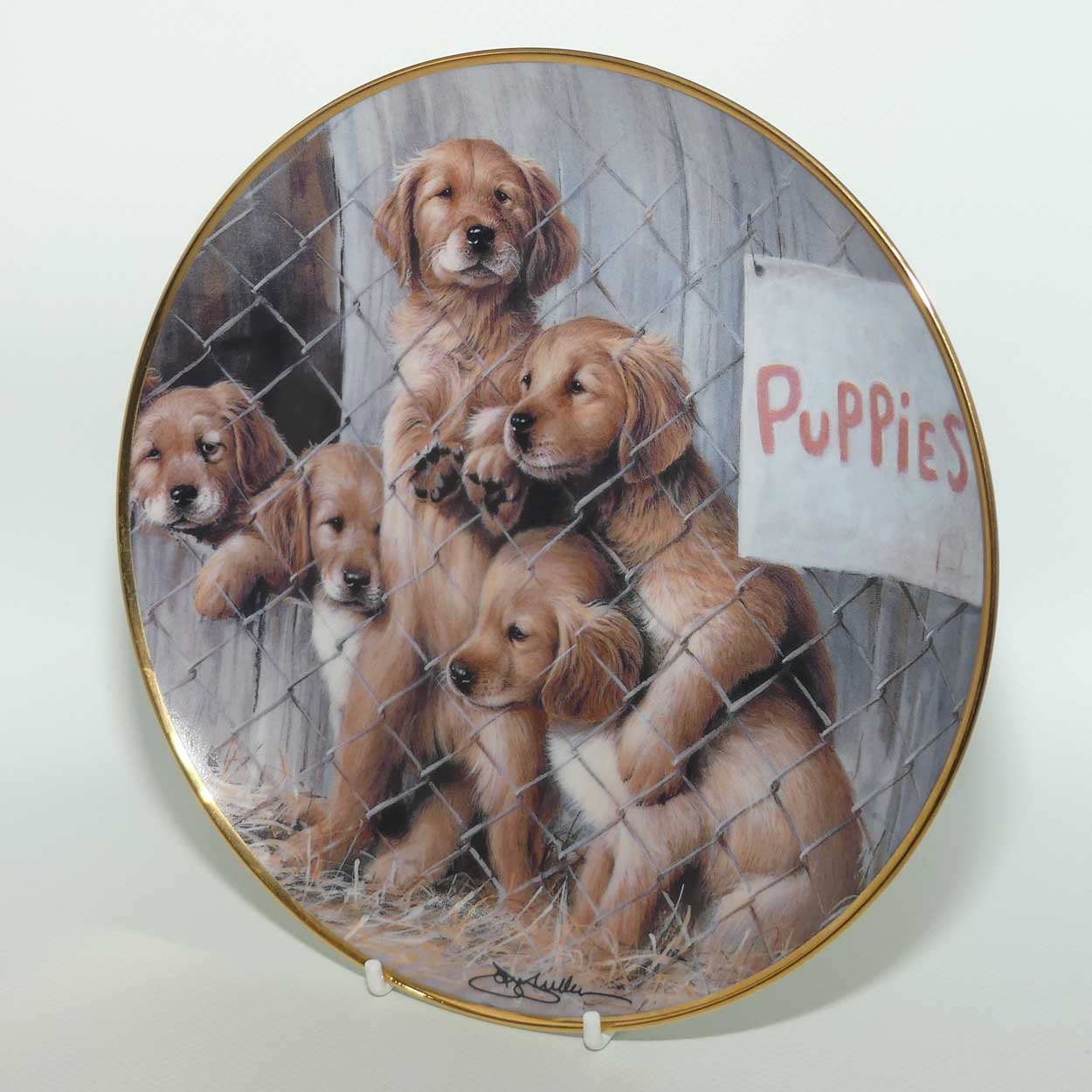 Franklin Mint | ASPCA Adopt a Puppy plate