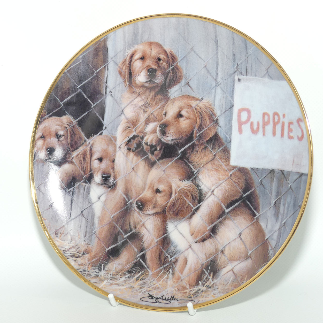 Franklin Mint | ASPCA Adopt a Puppy plate