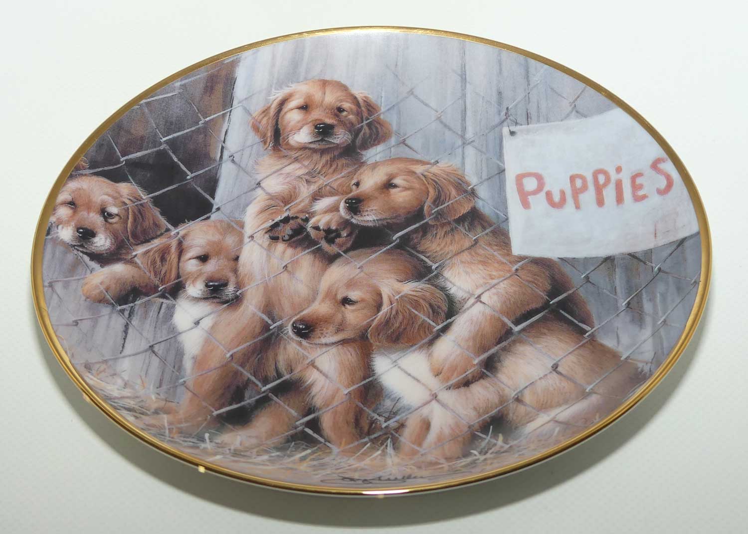 Franklin Mint | ASPCA Adopt a Puppy plate