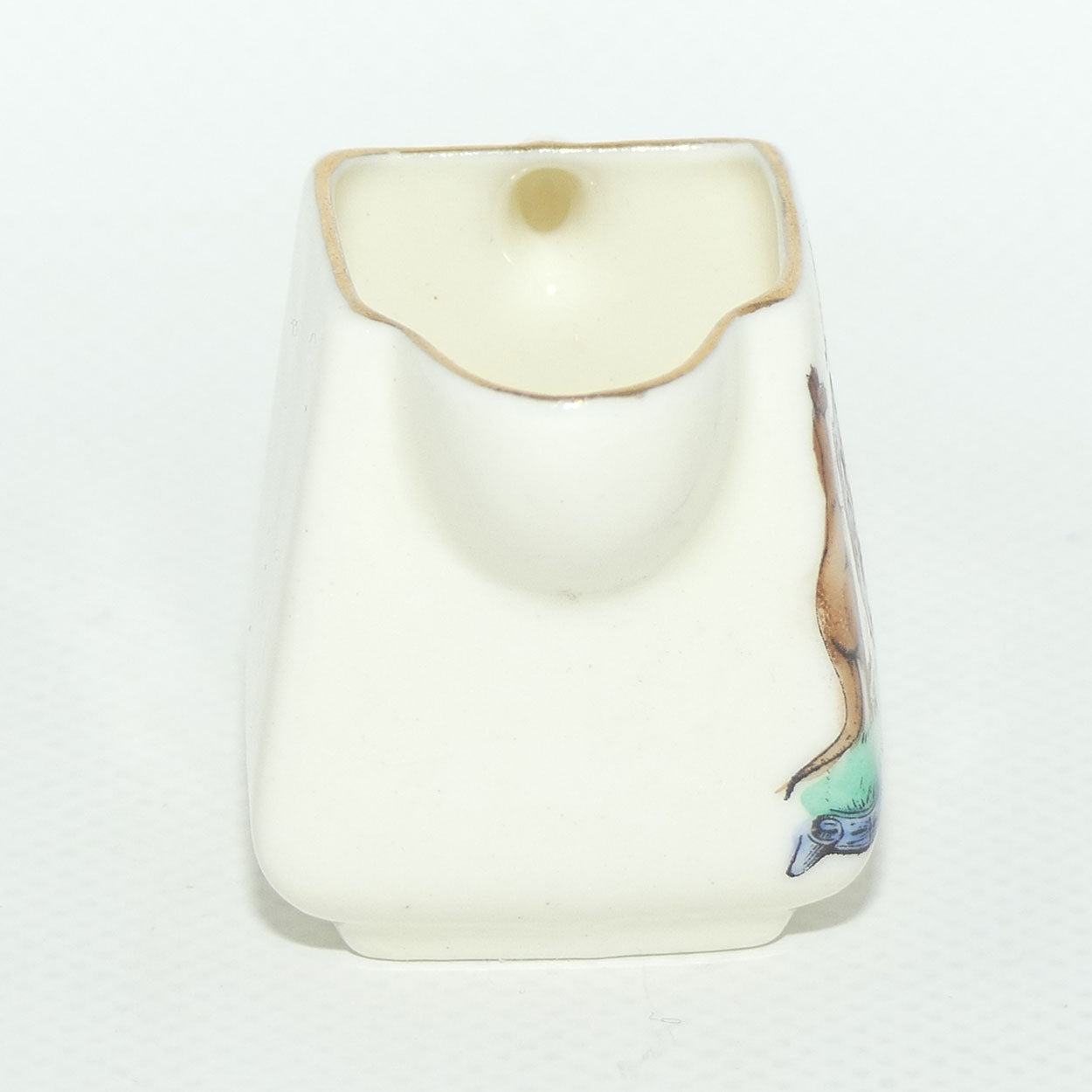 Late Foley Shelley miniature jug Advance Australia | Coat of Arms | c.1900