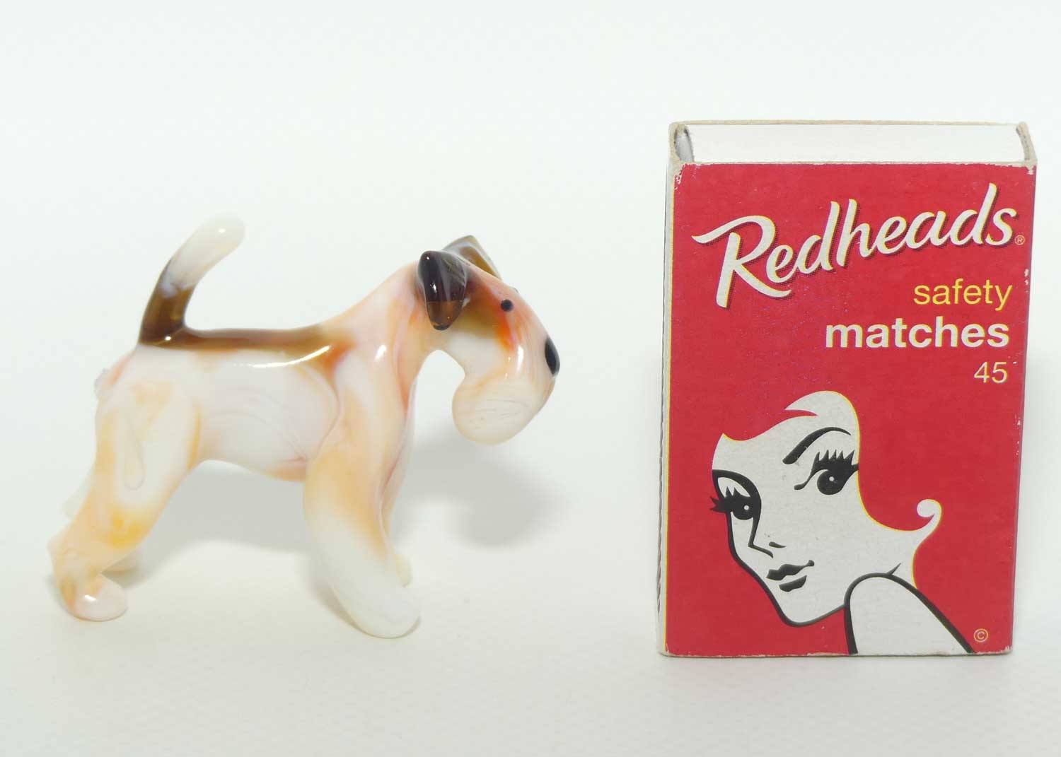 Fine quality Russian Lampwork Glass Airedale Terrier