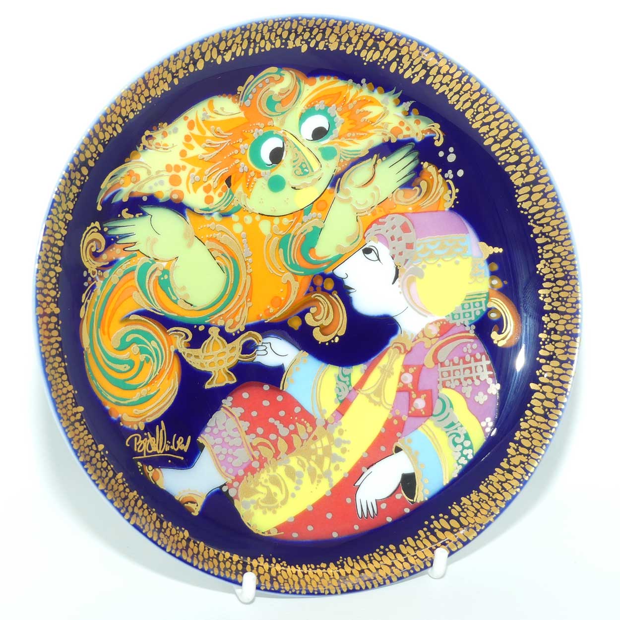 Rosenthal Bjorn Wiinblad | Aladdin and the Wonder Lamp | Aladdin and the Wonder Lamp | Plate 1
