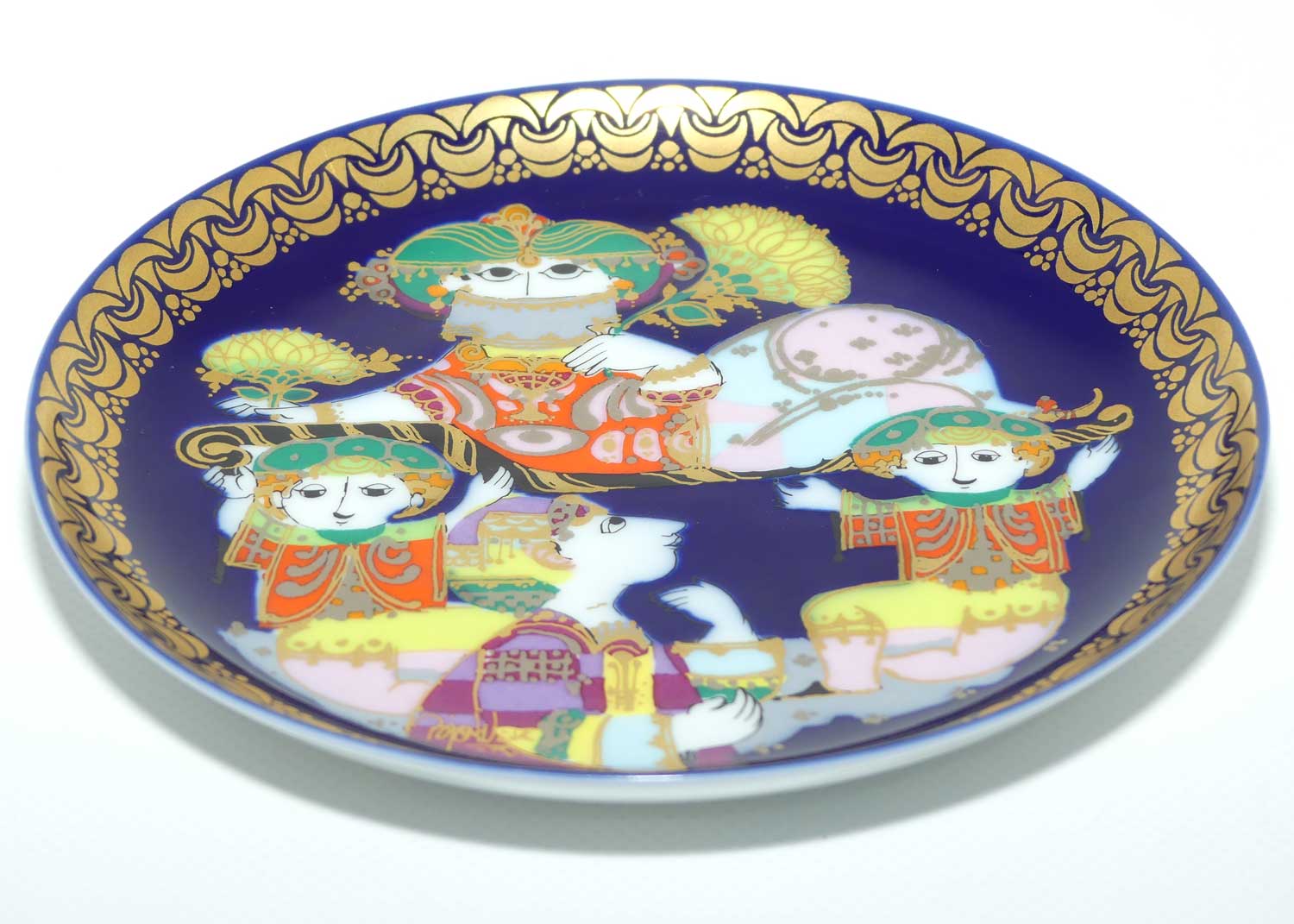 Rosenthal Bjorn Wiinblad | Aladdin and the Wonder Lamp | Aladdin sees the beautiful Princess | Plate 6