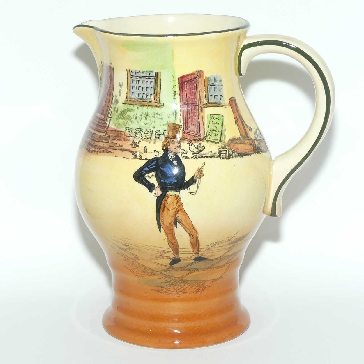 Royal Doulton Dickens Alfred Jingle Teniers shape jug D5175