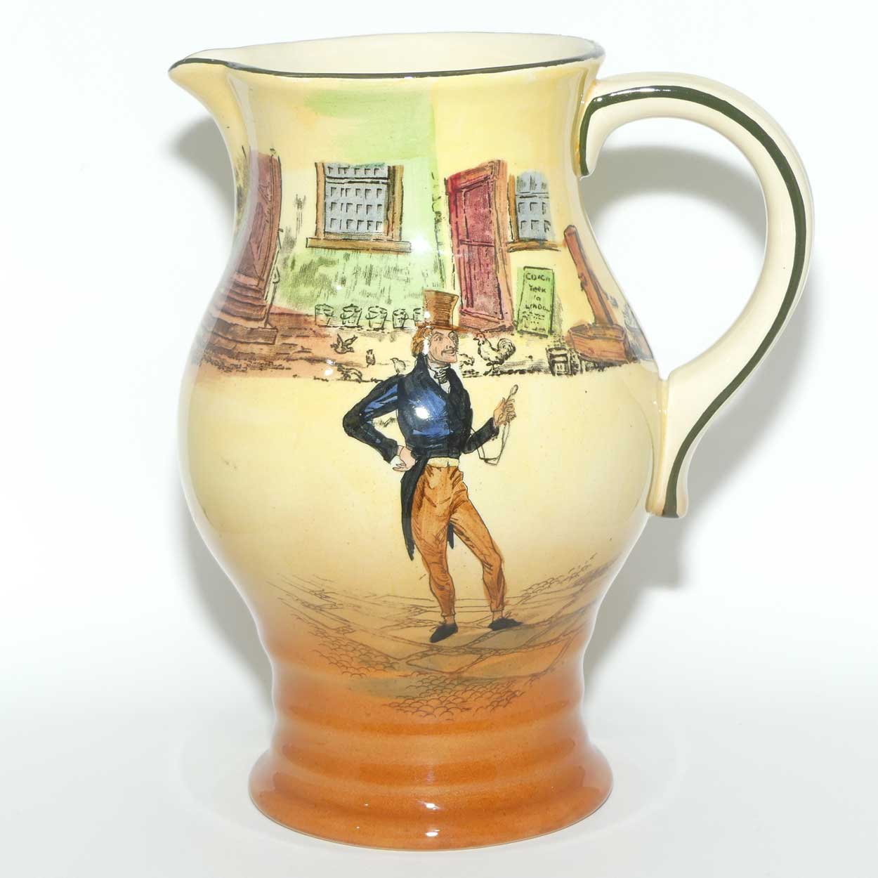 Royal Doulton Dickens Alfred Jingle Teniers shape jug D5175