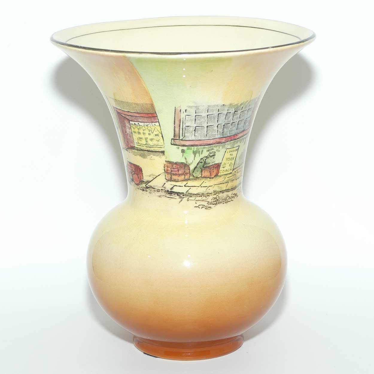 Royal Doulton Dickens Alfred Jingle trumpet vase D5175