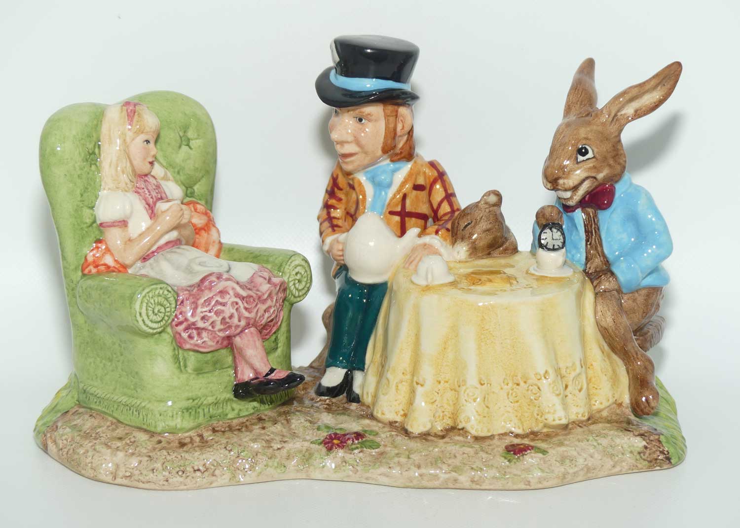 LC1 Beswick Alice in Wonderland The Mad Hatter's Tea Party tableau (Ltd Ed)