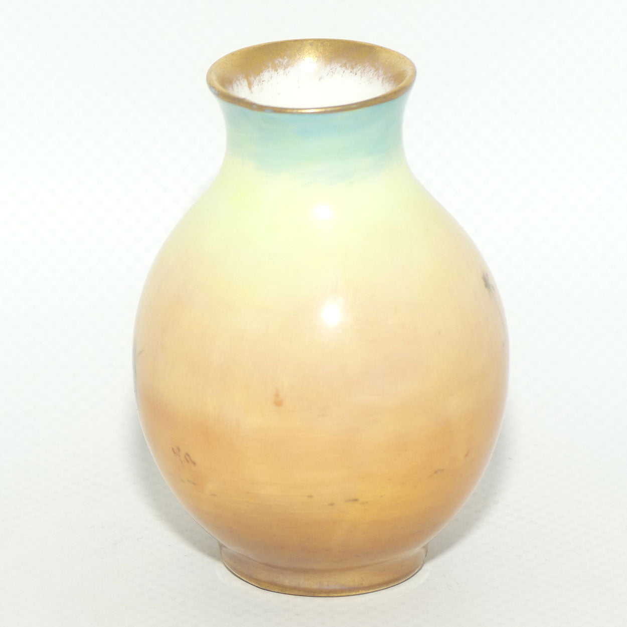 Royal Doulton hand painted & gilt Middle East Desert Scenes miniature vase | H Allen
