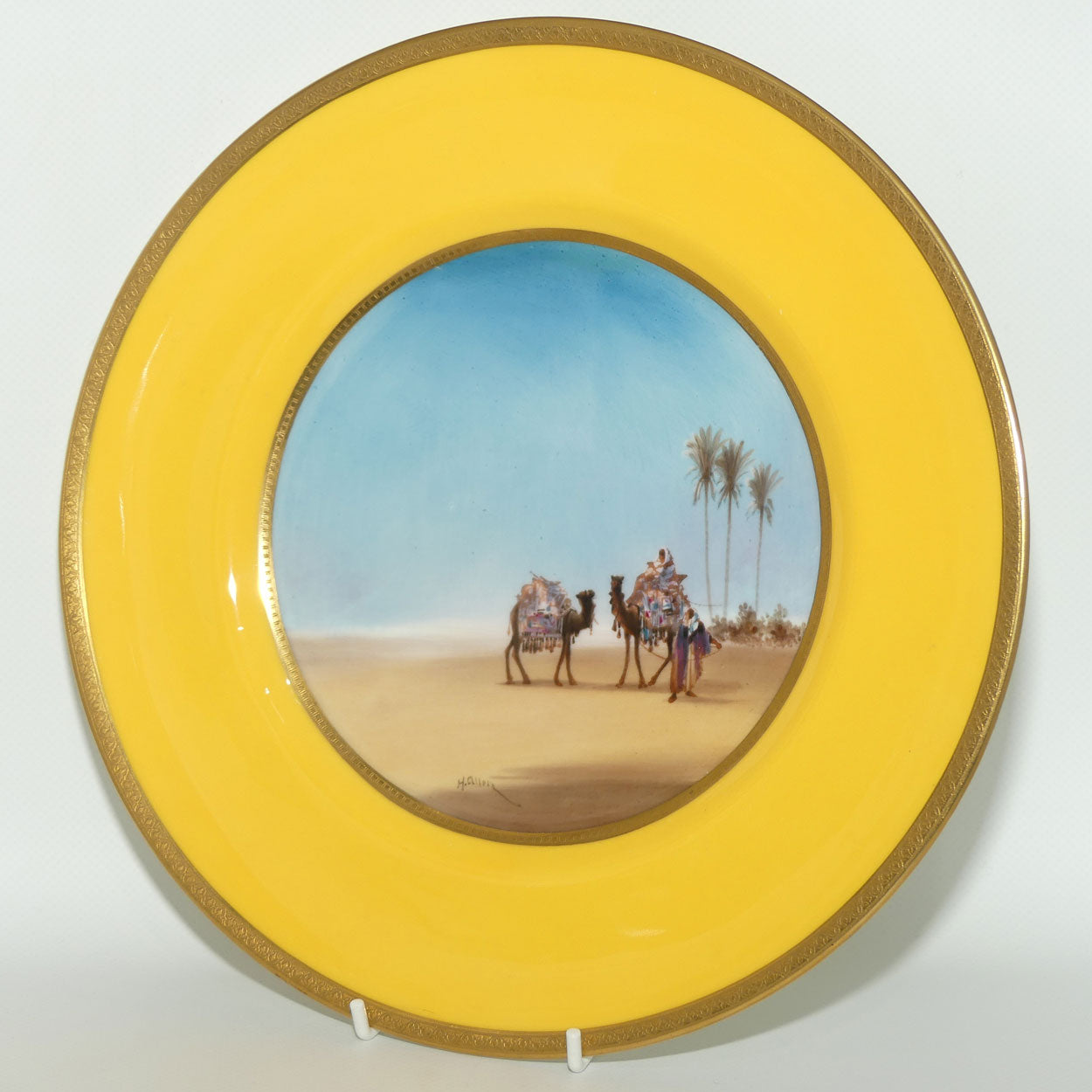 Royal Doulton hand painted Middle East plate (Allen)