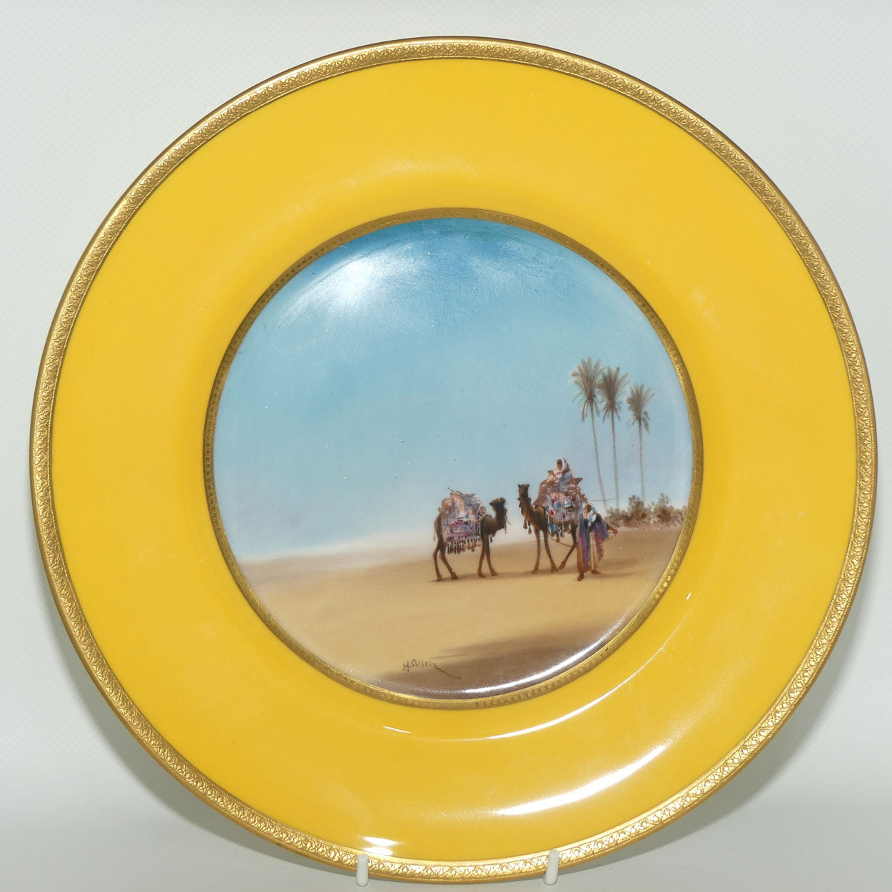 Royal Doulton hand painted Middle East plate (Allen)