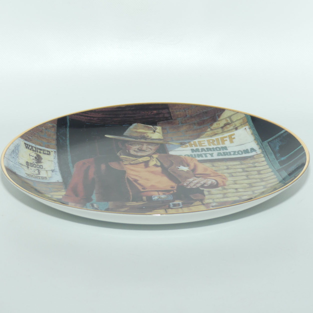 Franklin Mint Heirloom plate | John Wayne | American Legend