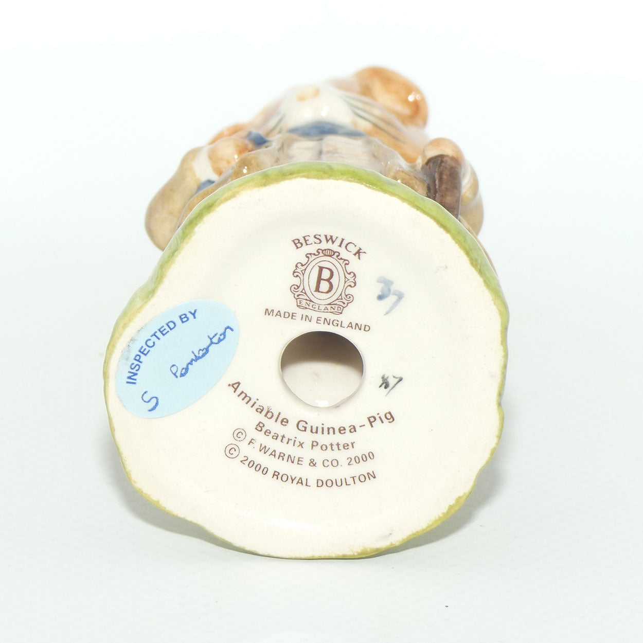 Beswick Beatrix Potter Amiable Guinea-Pig | Style Two | BP10a | #1 Boxed