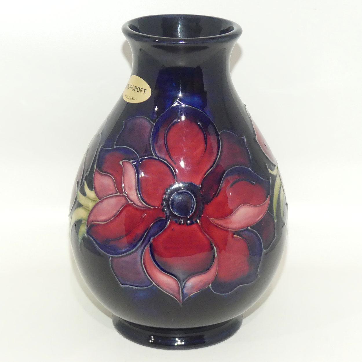 Moorcroft Anemone Blue 7/7 vase