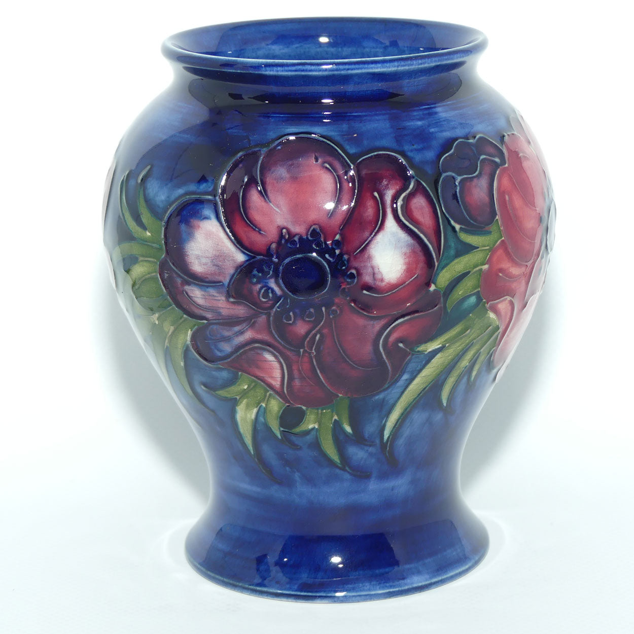 Walter Moorcroft Anemone (Blue) 146/5 vase #1