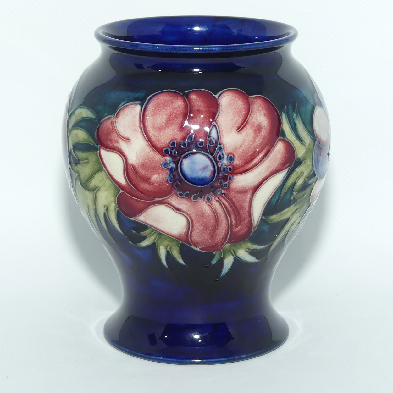 Walter Moorcroft Anemone | Blue 146/5 vase | #2