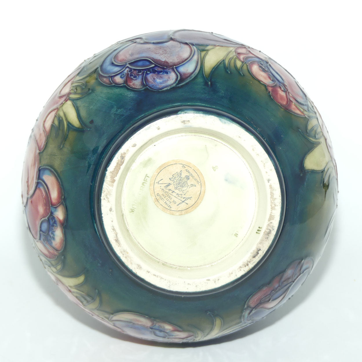 Walter Moorcroft Anemone (Green) 869/9 vase