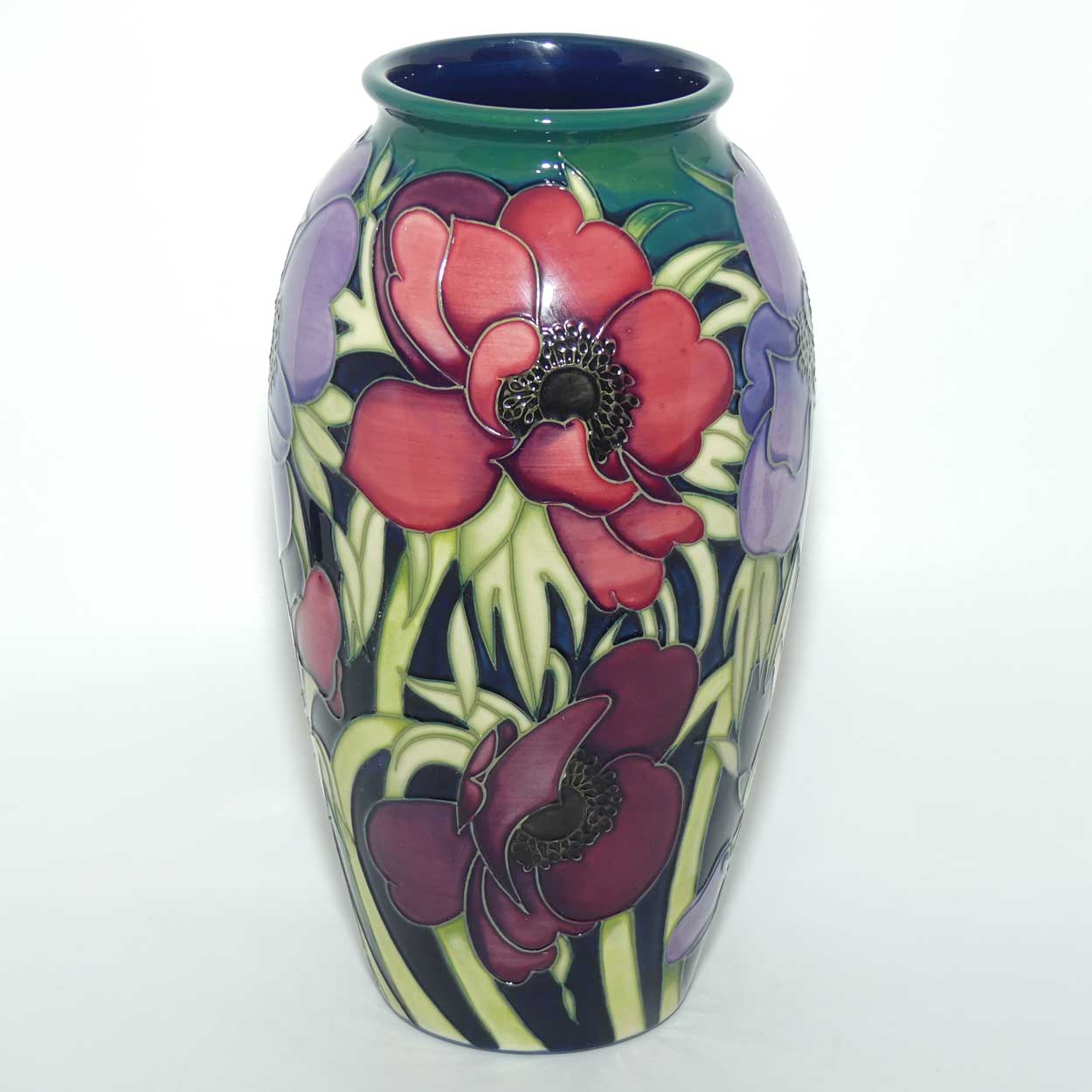 Moorcroft Pottery | Anemone Tribute vase | Emma Bossons design