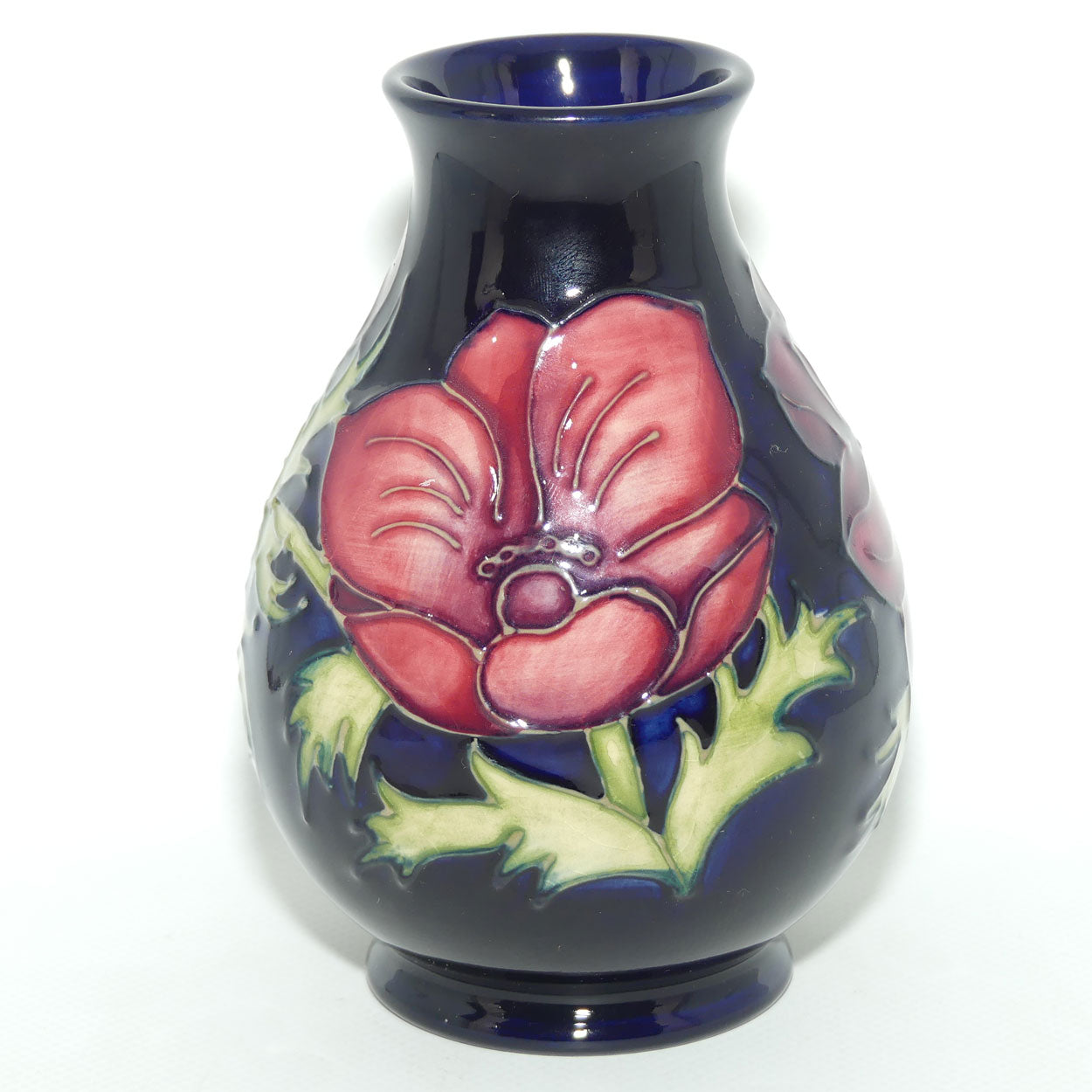 Moorcroft Anemone Blue 7/5 vase