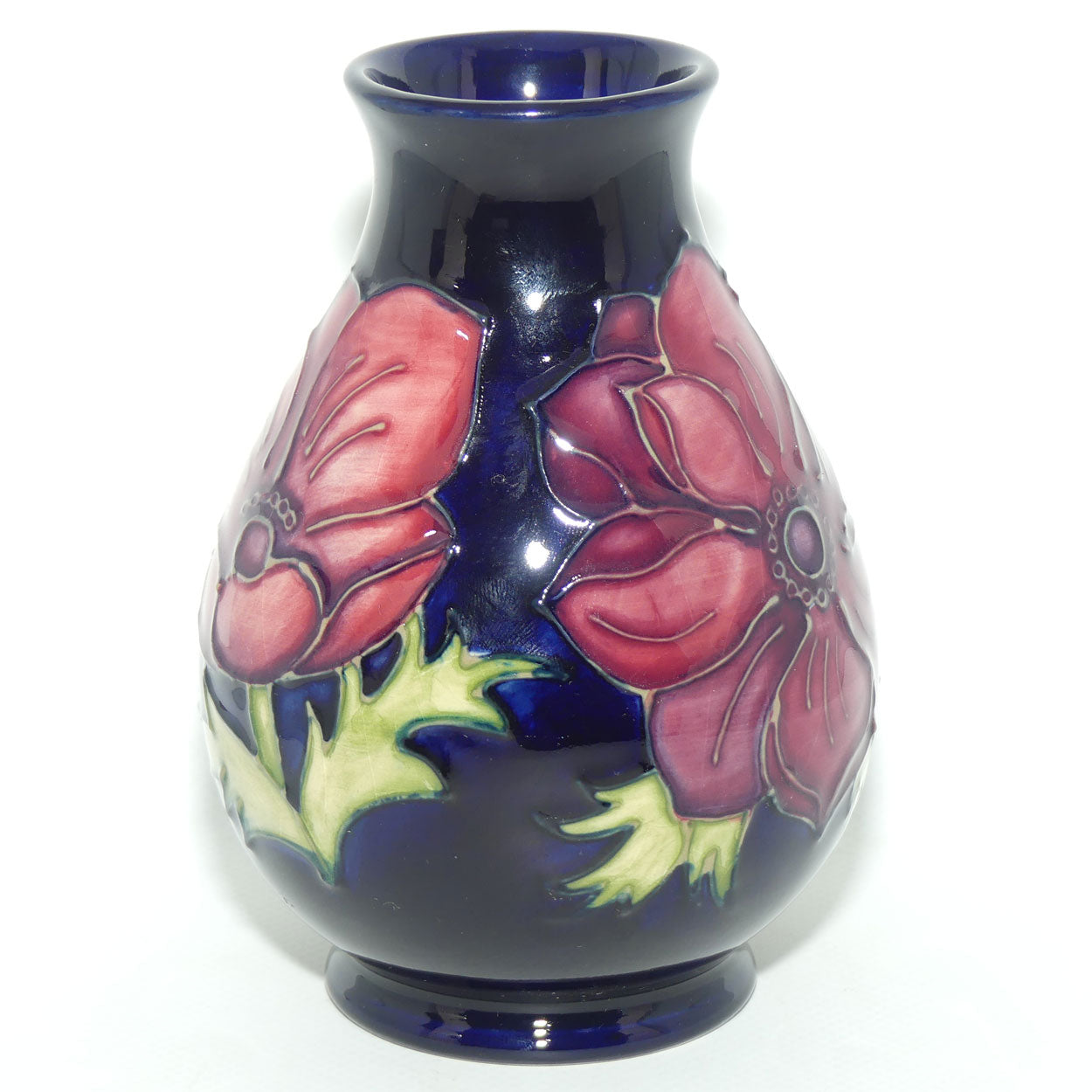Moorcroft Anemone Blue 7/5 vase