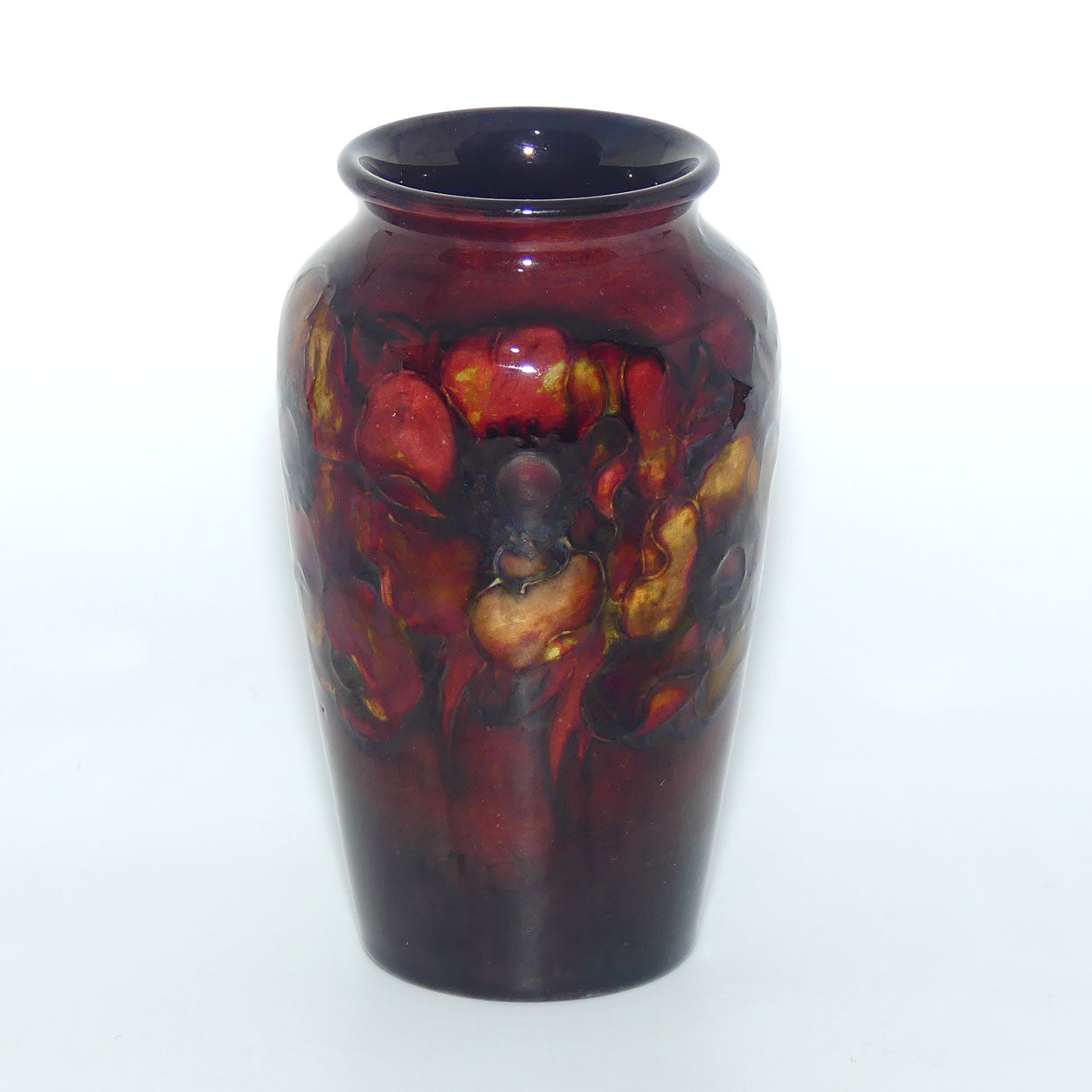 William Moorcroft Flambe Anemone vase