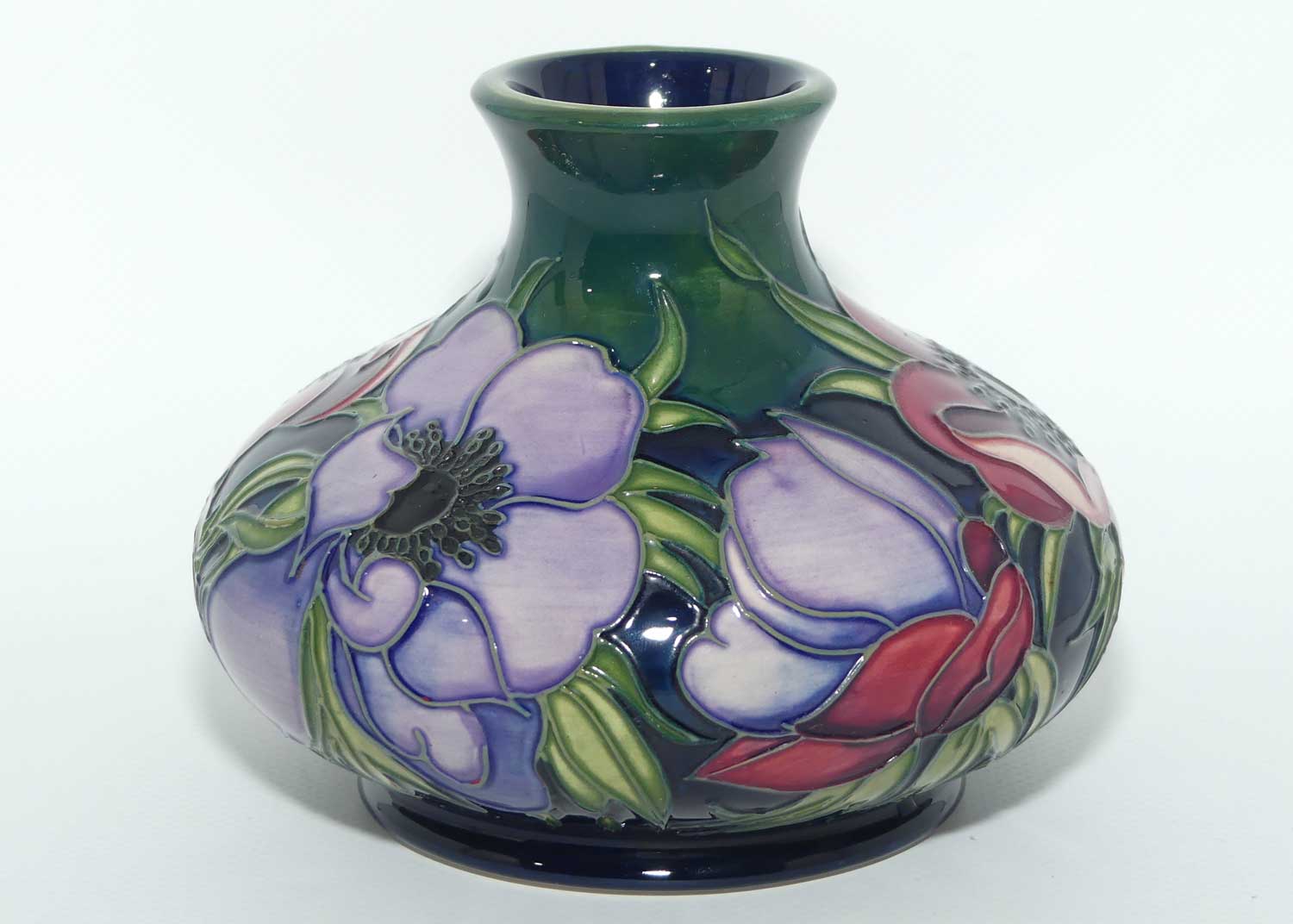 Moorcroft Anemone Tribute 32/5 vase | Silver Line Second