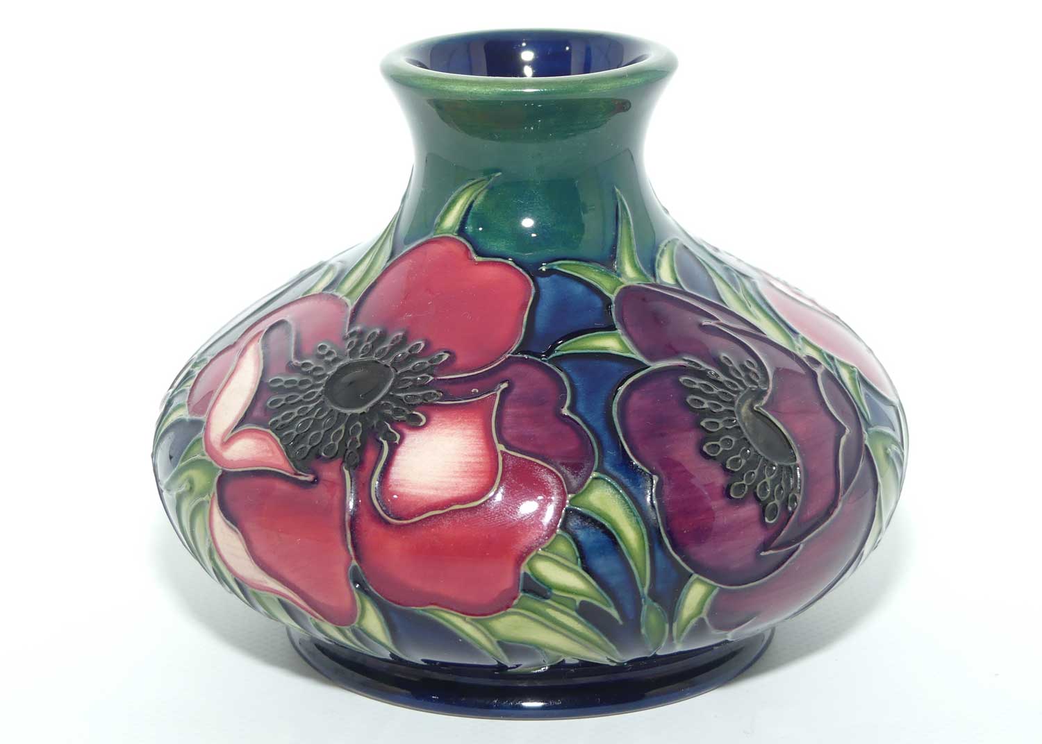Moorcroft Anemone Tribute 32/5 vase | Silver Line Second