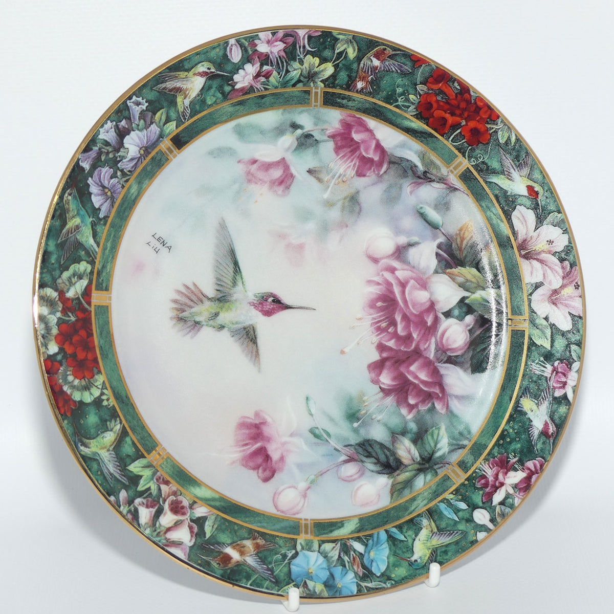 Bradex 84 G20 71.2 plate | Lena Liu's Hummingbird Treasury | The Anna's Hummingbird + Cert