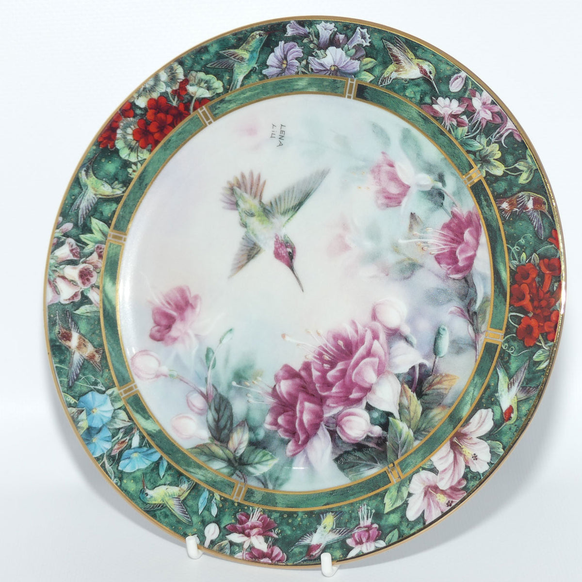 Bradex 84 G20 71.2 plate | Lena Liu's Hummingbird Treasury | The Anna's Hummingbird + Cert