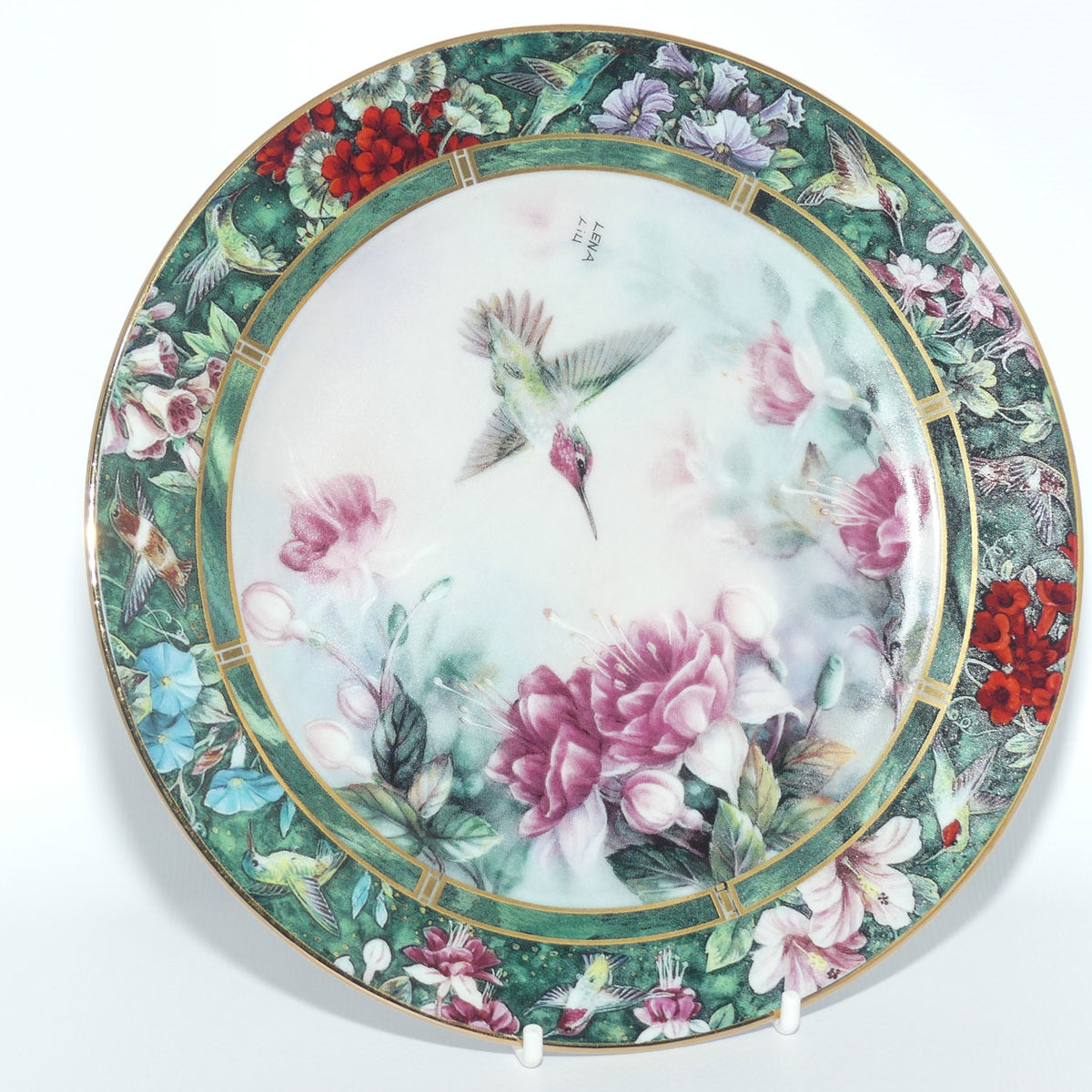 Bradex 84 G20 71.2 plate | Lena Liu's Hummingbird Treasury | The Anna's Hummingbird + Cert