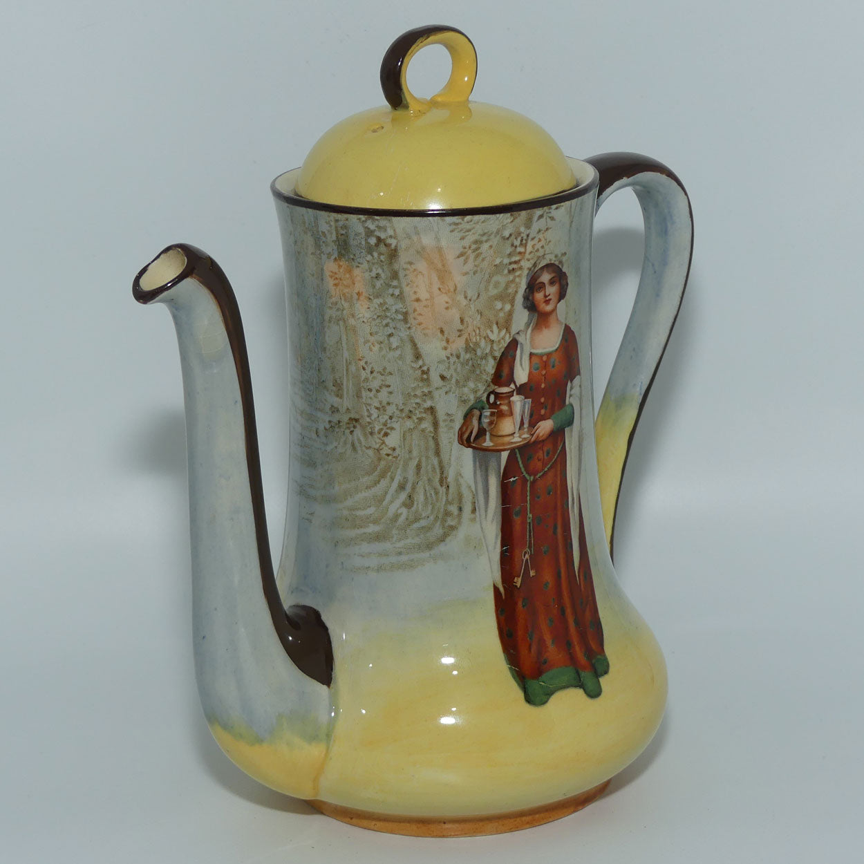 Royal Doulton Shakespearean Anne Page coffee pot
