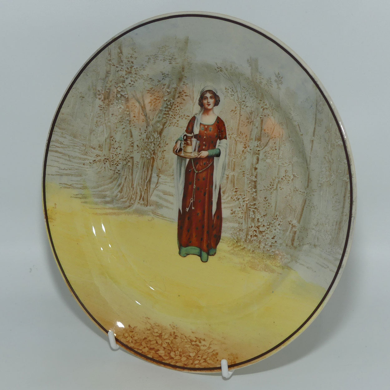 Royal Doulton Shakespearean Anne Page plate D3596 | 21.5cm